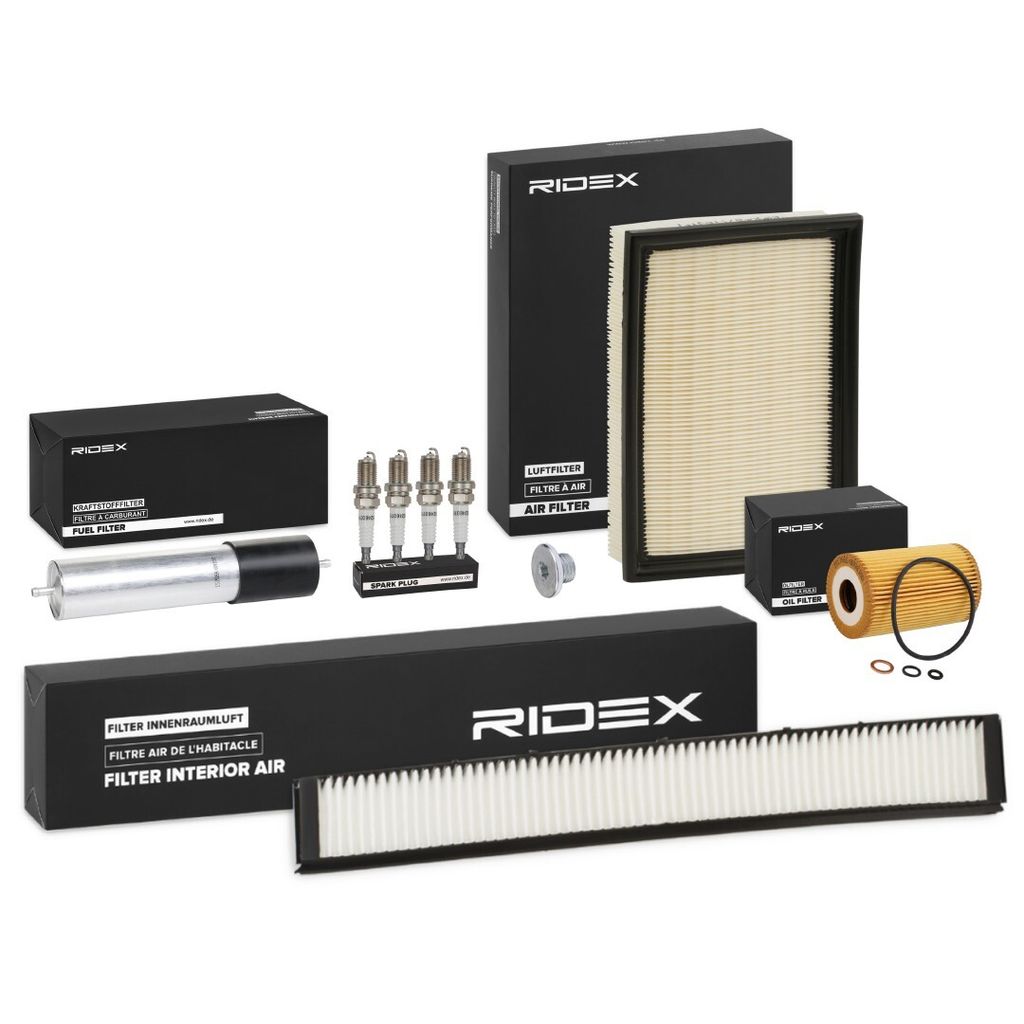 RIDEX Inspektionspaket Filterset für BMW 3 Limousine (E46) 3 Touring (E46) 3 Coupe (E46)