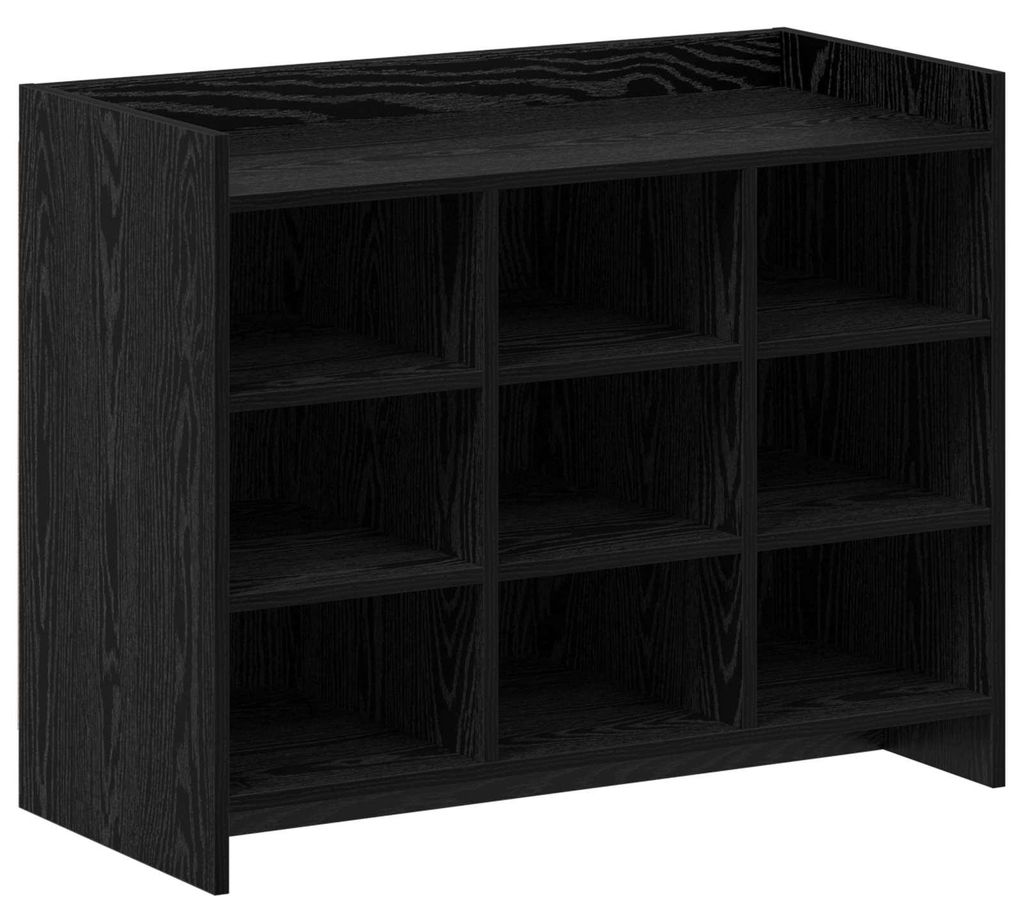 vidaXL Schuhschrank Schwarze Eiche 85 x 39,5 x 70 cm Holzwerkstoff