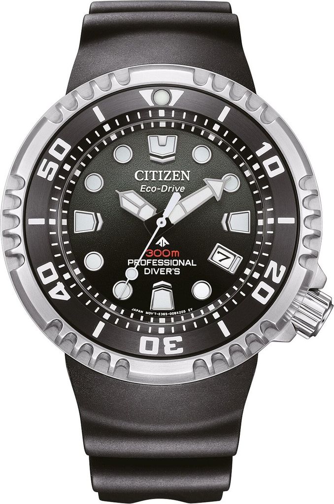 Citizen BN1024-01E Promaster Eco-Drive Solar-Taucheruhr für Herren Schwarz 1