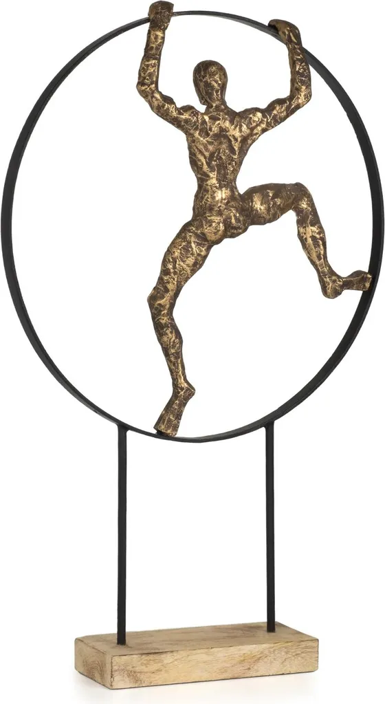 Statue décorative en bois Acrobate Moritz - Décoration salon design