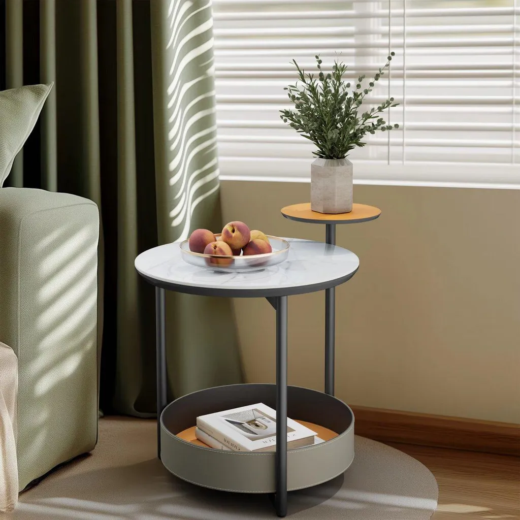Petite table d'appoint Luxios stable et design pour petits espaces déco - 3