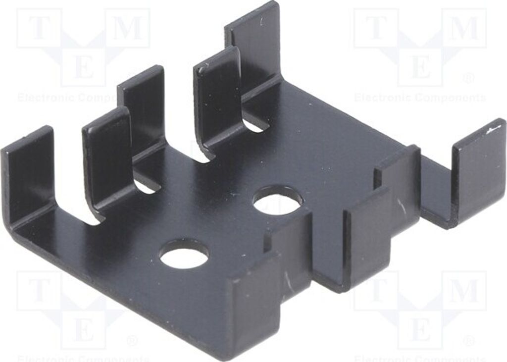 1x Radiator: gepresst SOT32, schwarz L: 30mm W: 25,4mm H: 8mm FK210SACB Kühler