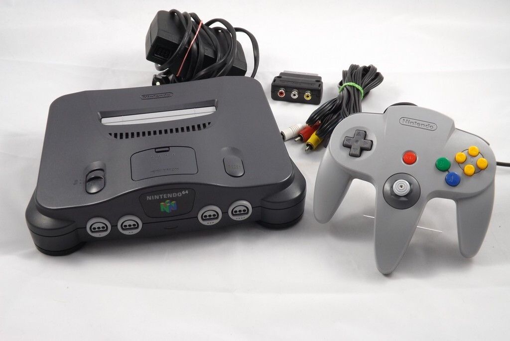 Nintendo 64 N64 Konsole Schwarz inklusive Original Produktbild 