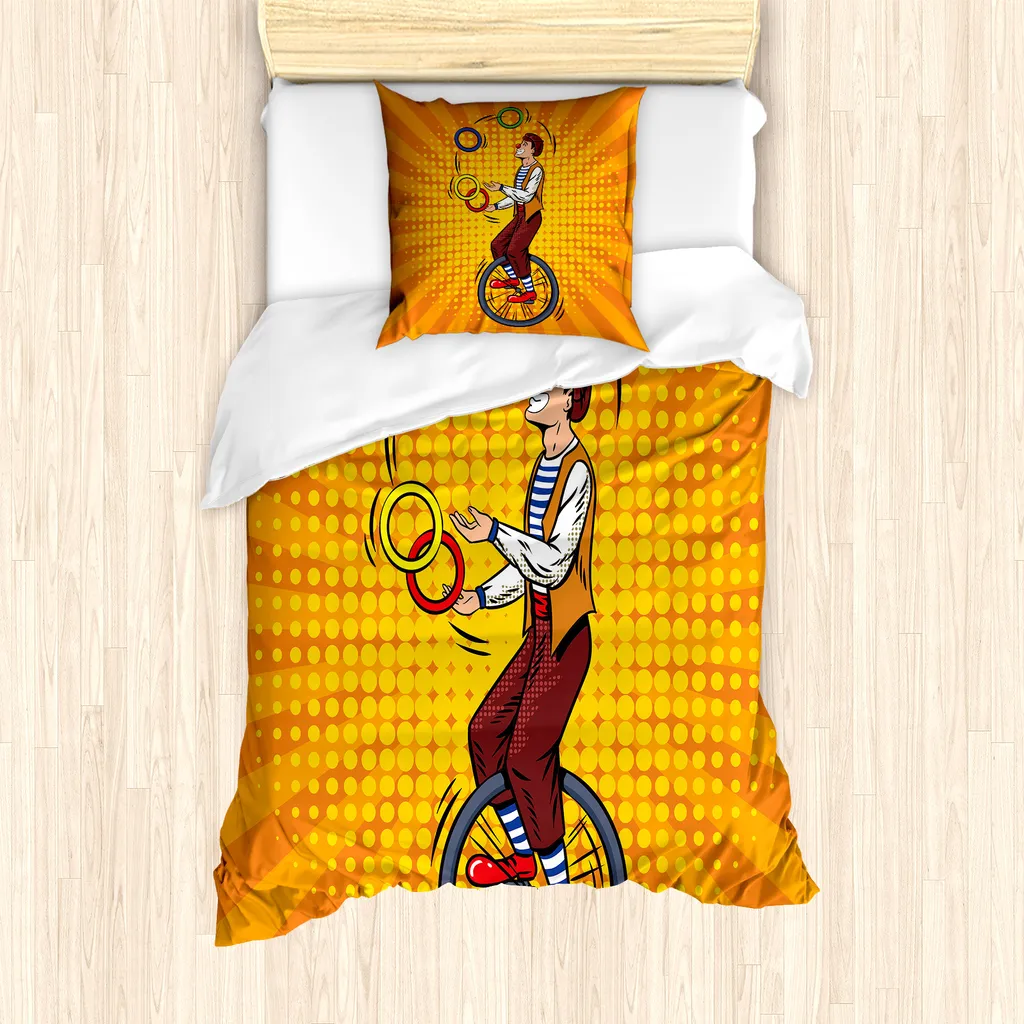 Set Letto Singolo ABAKUHAUS Discjuggler | Antiacaro e Lavabile 135x200