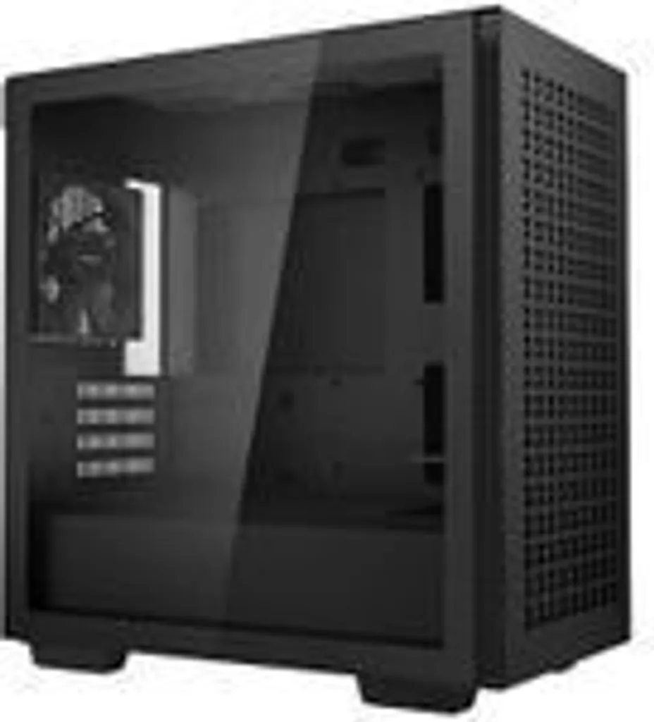 Boîtier PC Micro-ATX DeepCool CH370 Noir avec Panneau Latéral Amovible - 18