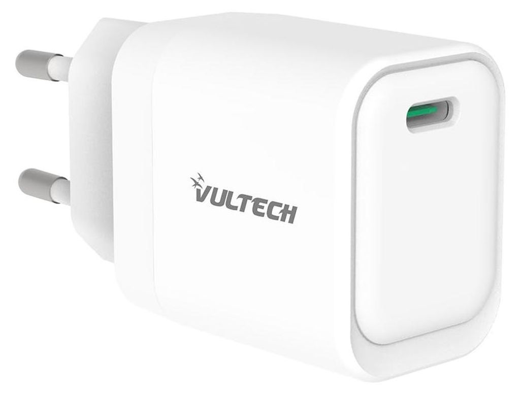 Vultech CC33-1C USB-C GaN Wandladegerät 33W PD3.0 QC3.0 PPS Weiß