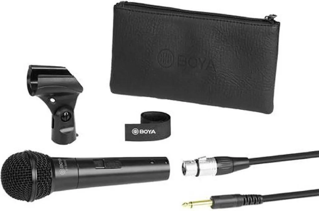 Microphone pour karaoké et conférence BOYA BY-BM58 câble 5m XLR inclus - 8