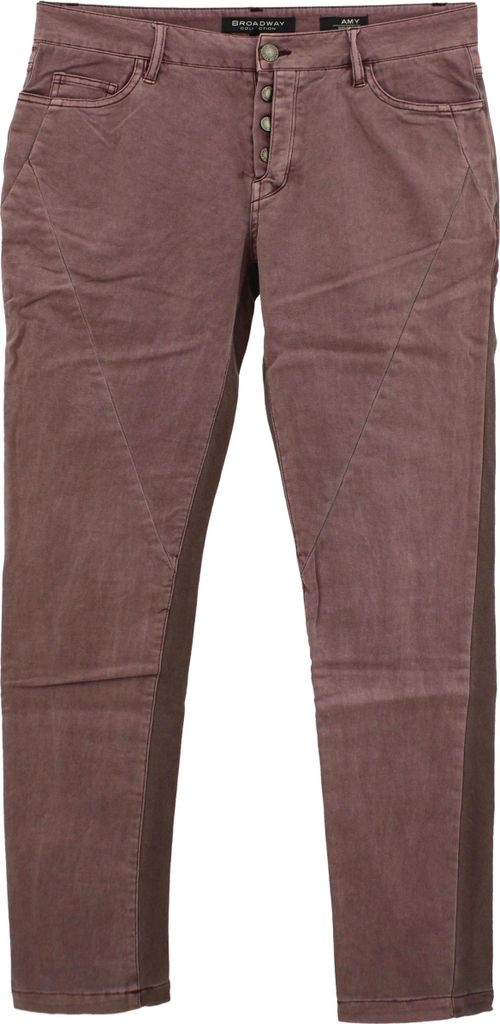 29174 Broadway, Amy, Damen Jeans Hose, Popelinestretch, violett, M