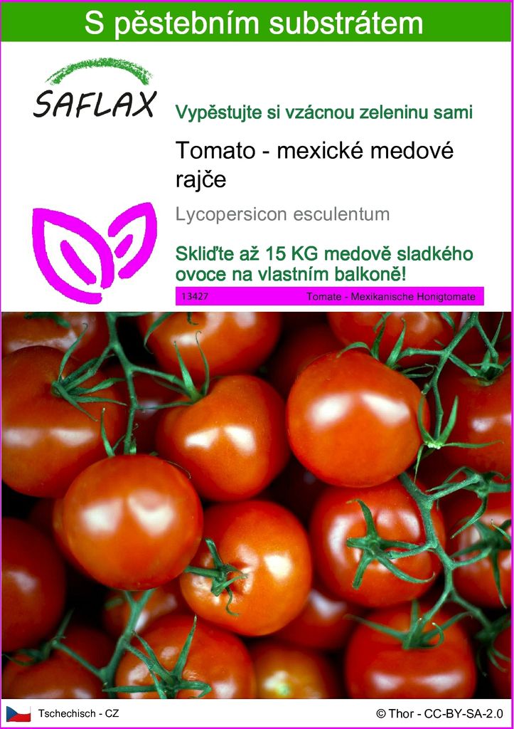 SAFLAX - Tomato - mexické medové rajče - Lycopersicon Obrázek produktu 