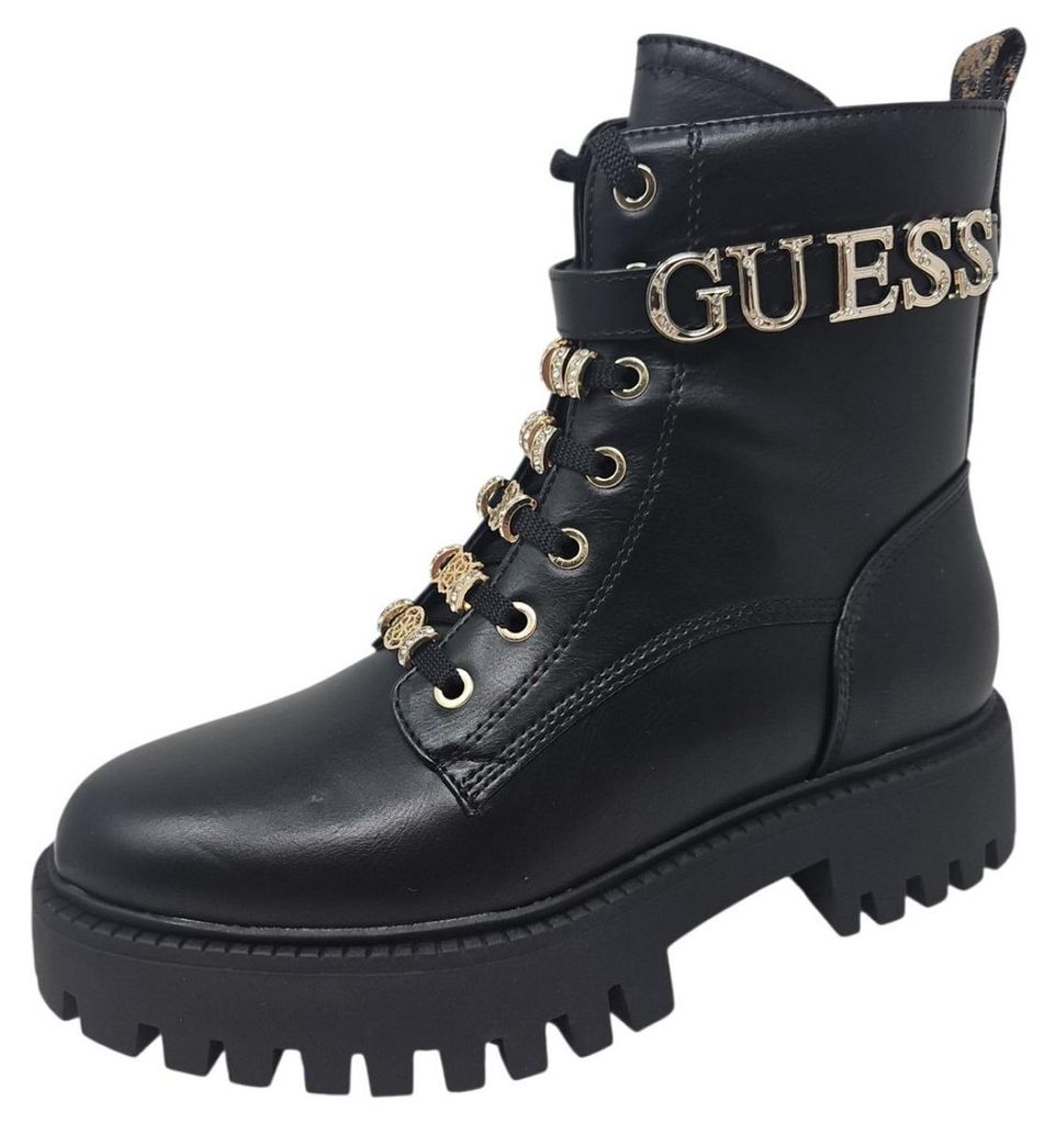 Guess Ficki Schnürstiefel Schwarz Produktbild 