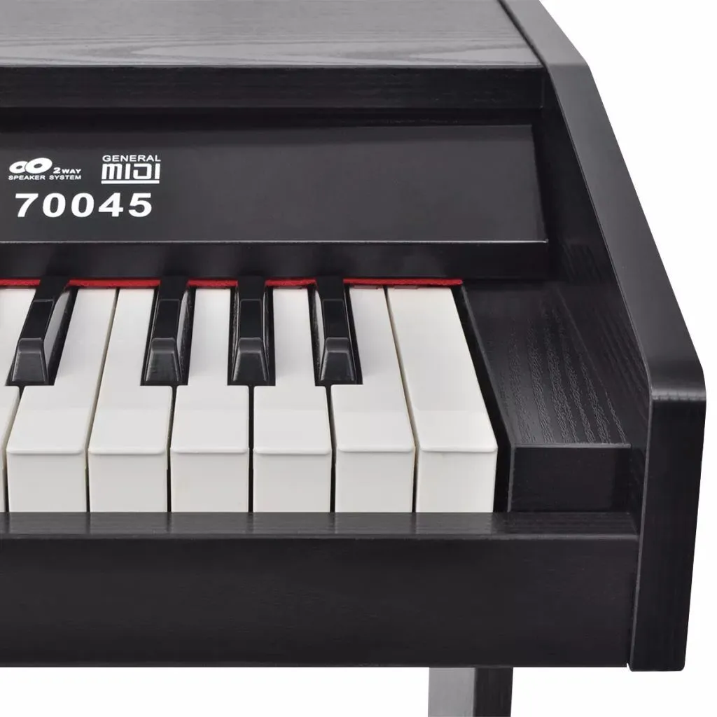 Piano Numérique 88 Touches Noir vidaXL pour Jouer sans Encombrement - 3