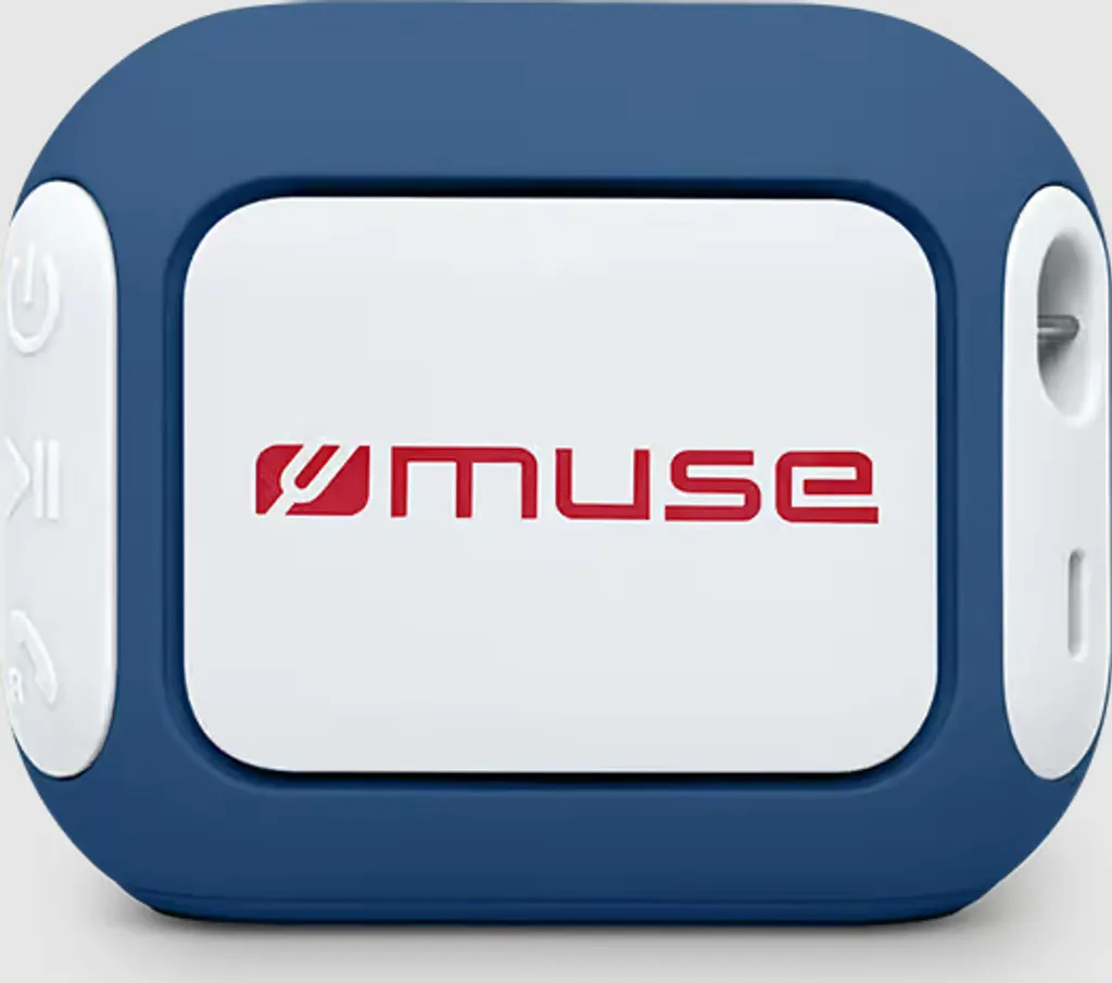 Mini Enceinte Nomade Bluetooth Muse M-360 BR Bleue Puissante et Étanche