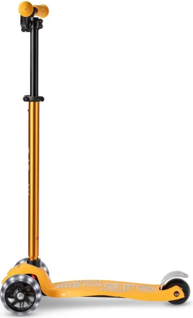 Maxi Micro Deluxe Pro LED Jaune : Stabilité Maximale et Roues Larges