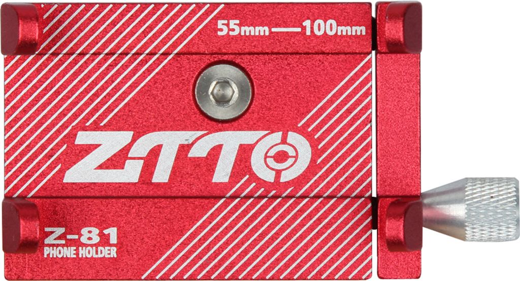 Rot Alu Fahrrad Handyhalterung 360° Drehbar Smartphone Produktbild 