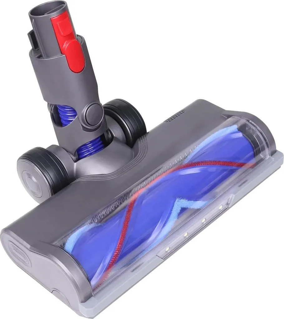 Tête d'aspirateur avec phare LED et rotation flexible - Bleu Universel