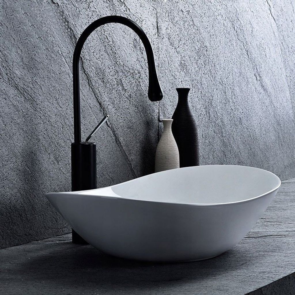 Rea Aufsatzwaschbecken Royal Oval White Produktbild 