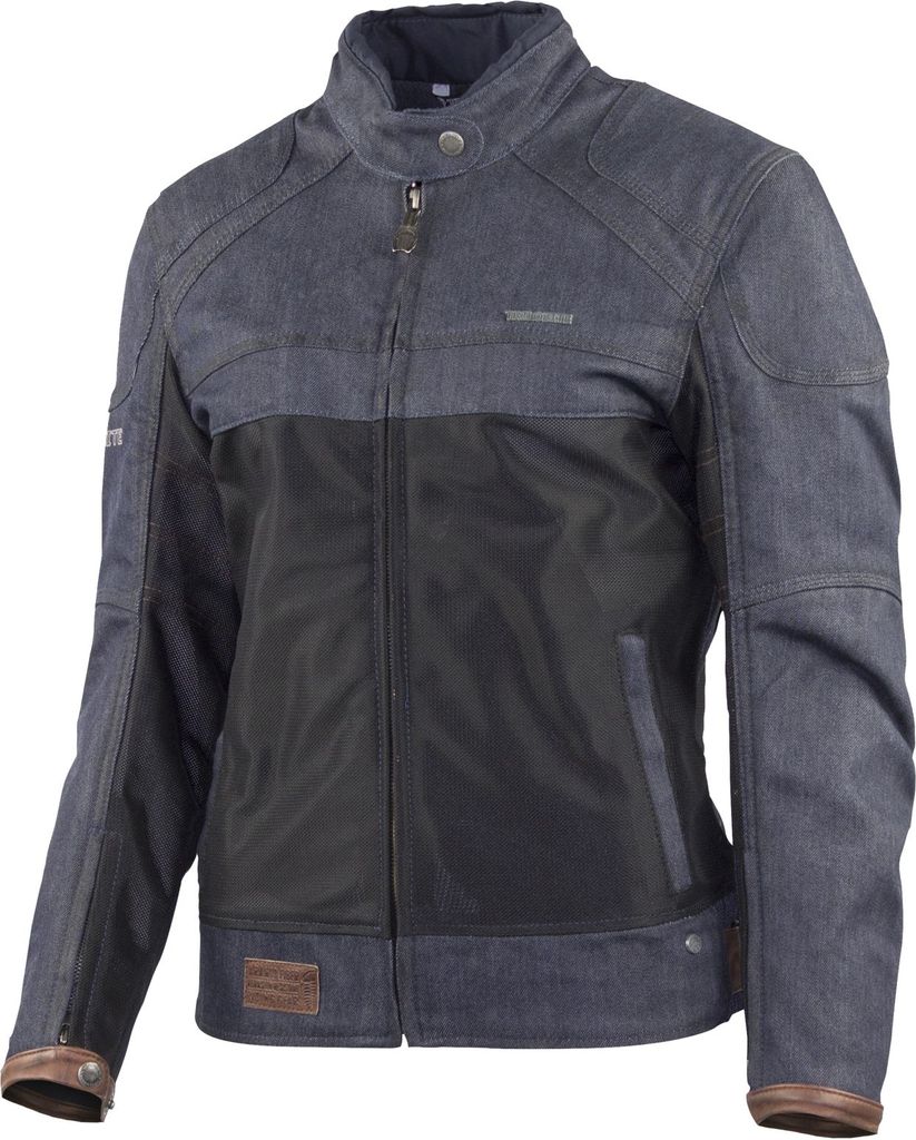 Trilobite Damen Motorradjacke Airtech, Schwarz Blau, S
