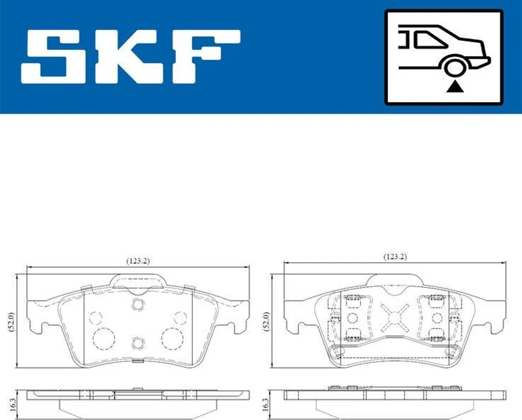 Plaquettes de frein anti-bruit VKBP90178 pour supprimer sifflements Megane