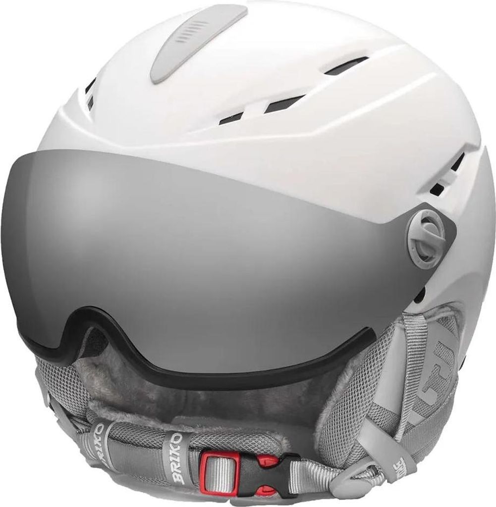 Briko Chione Helm Mit Visier Weiß L Weiß L