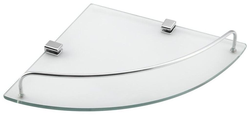 Aqualine Rumba - Mensola angolare in vetro 250x250 mm, Immagine del prodotto 