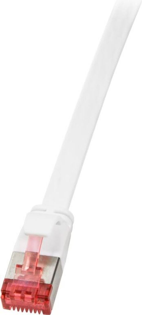 LogiLink Patchkabel SlimLine CAT6a U/FTP flach 20m weiß