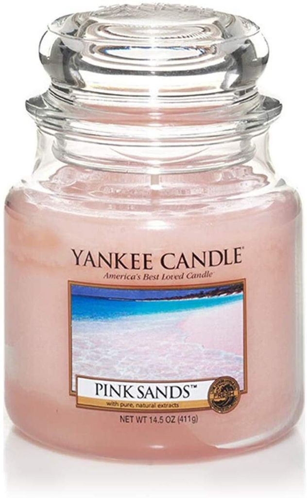 Yankee Candle Duftkerze Pink Sands Classic Medium Jar 411g