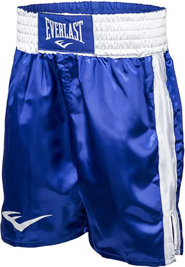 Short de Boxe Everlast Bleu - Anti-Frottement et Liberté de Mouvement