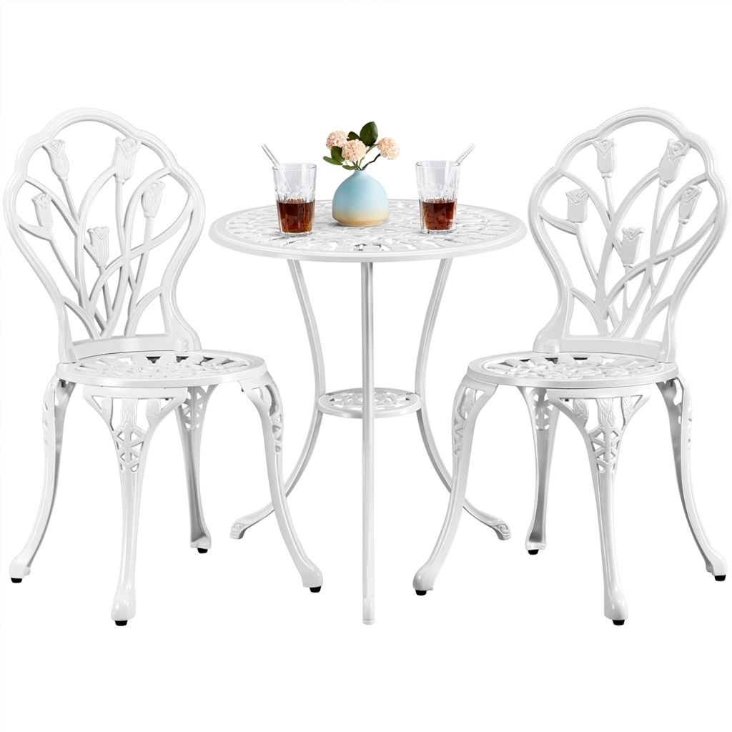 Yaheetech Sitzgruppe 3-teilige Gartenmöbel Set 3 TLG. Produktbild
