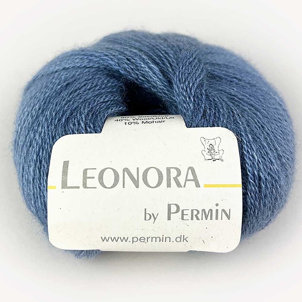 Leonora by Permin – s Garn aus Seide, Wolle und Kid-Mohair (07 Jeans)