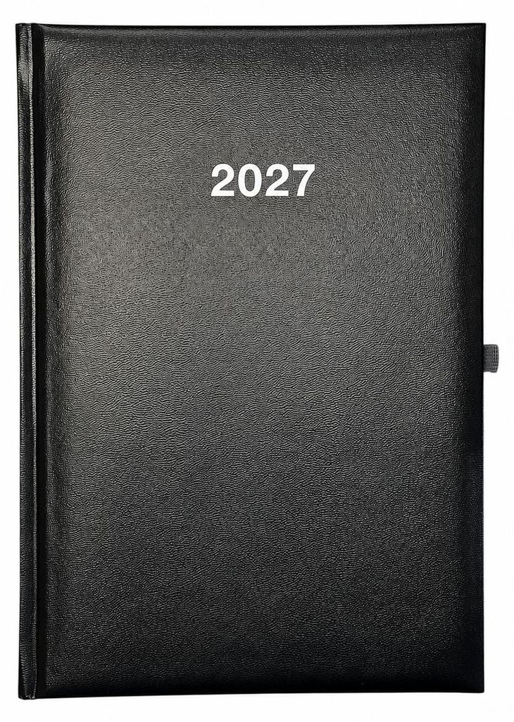 2027 ADINA Wochenkalender A5+ schwarz 24x16cm 1 Woche auf 2 Produktbild 