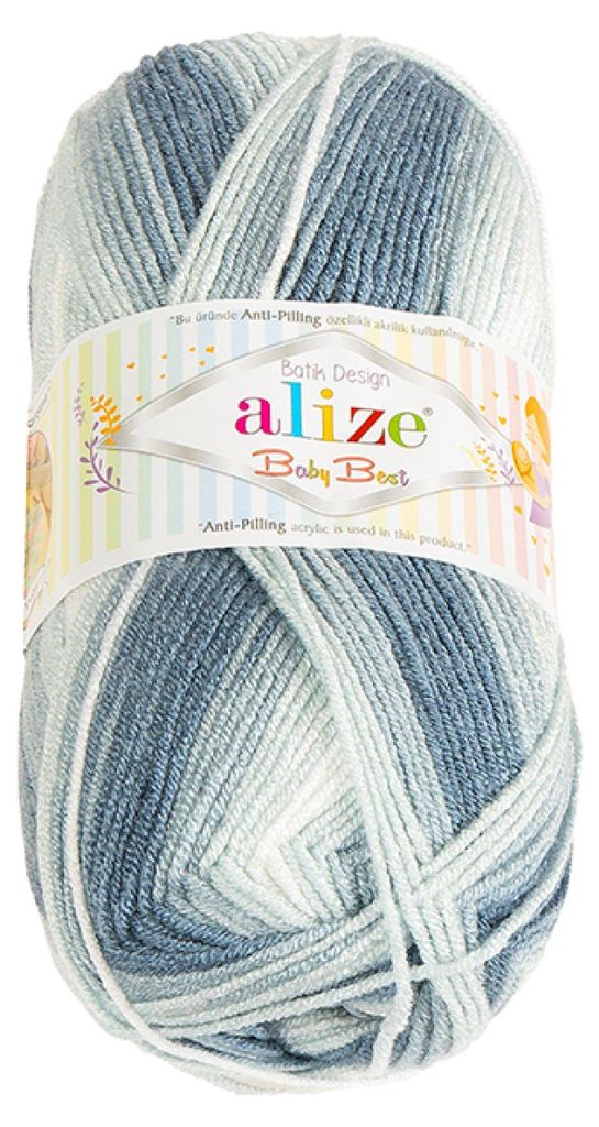 Filato per maglieria Alize Baby Best Batik 7542 Immagine del prodotto 