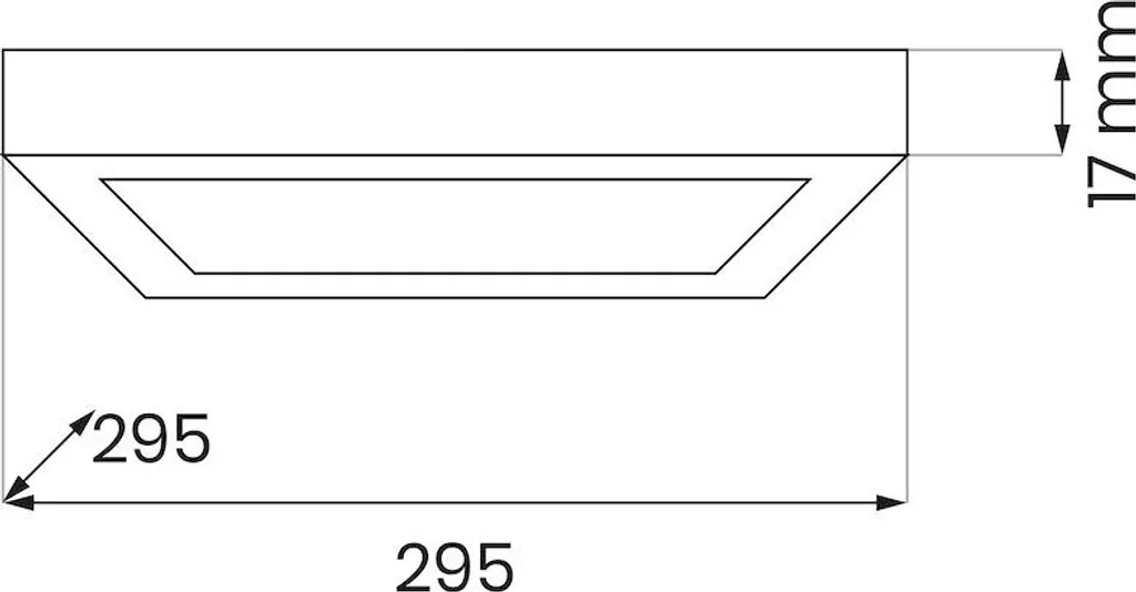 Plafonnier Evora Blanc Square 24W 3CCT - Luminaire LED Carré Moderne - 7