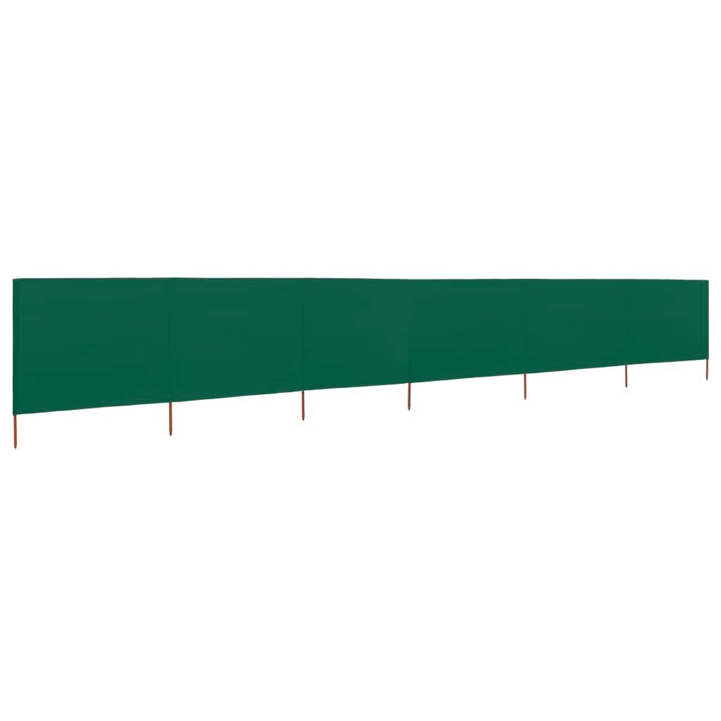 tessuto frangivento 6 pezzi 800 x 120 cm verde Immagine del prodotto 