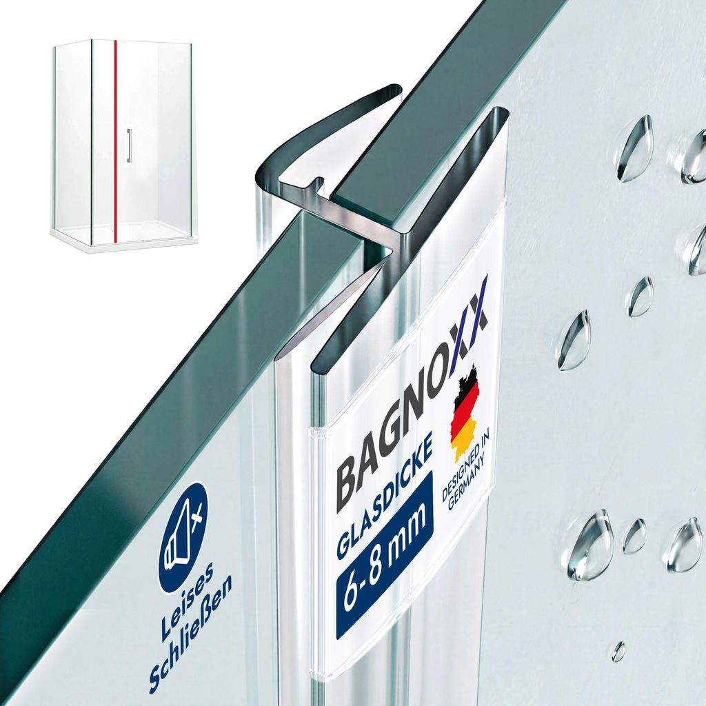 Bagnoxx 2m Duschdichtung, Anschlagdichtung 180 Grad für Produktbild 