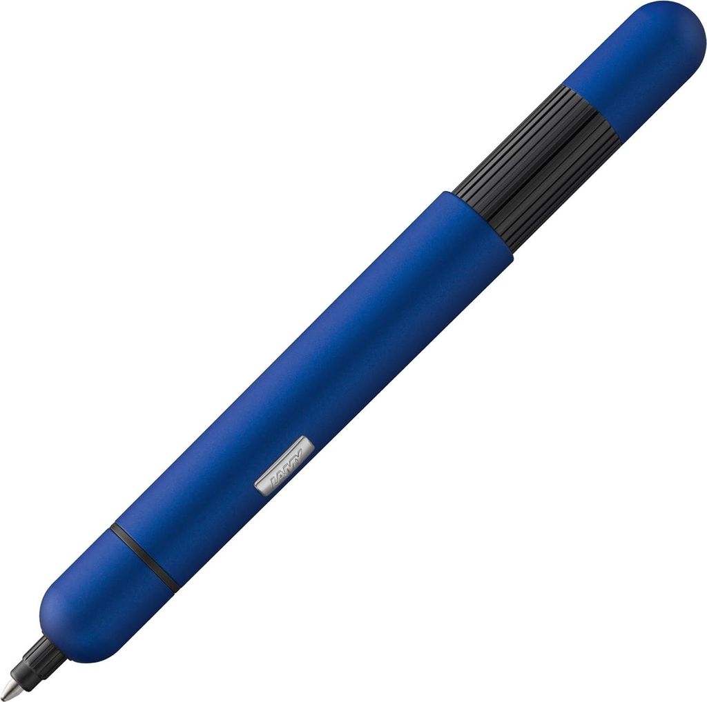 Innovativer Pocket Pen Kuli - Pico Black Kugelschreiber mit einem Klick - Metallgehäuse & Strichbreite M - inkl. kompakter Mine M 22 in Schwarz