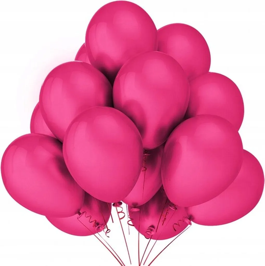 Kit 25 Palloncini Professionali Rosa Scuro Chrome 12" per Wedding & Party