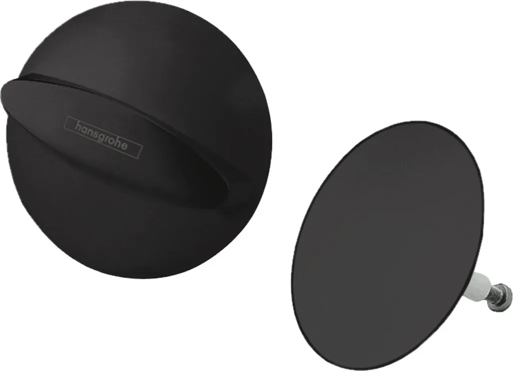 Hansgrohe Flexaplus 58185670 Nero Opaco - Set Esterno Scarico Vasca