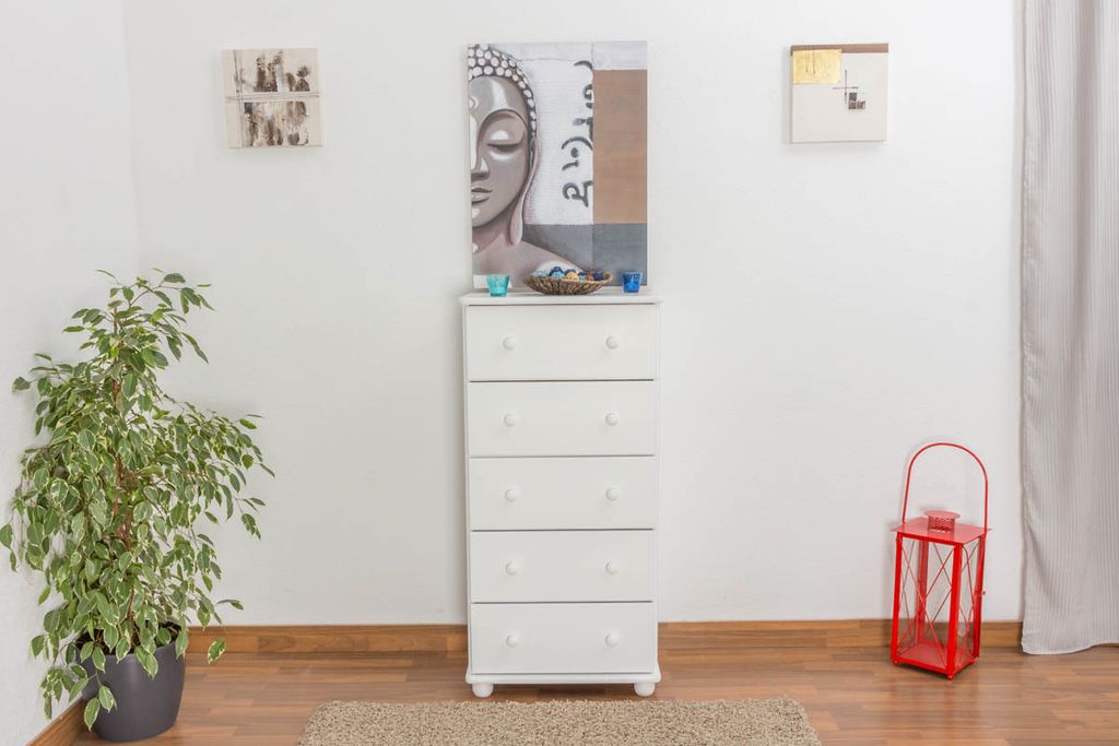 Weiße Kommode 60cm breit