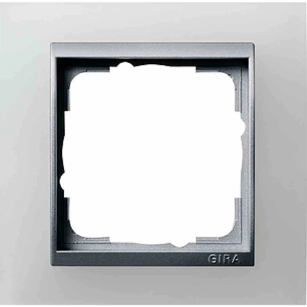 Cadre Gira 021150 finition 1 poste blanc opaque : rénovez vos murs
