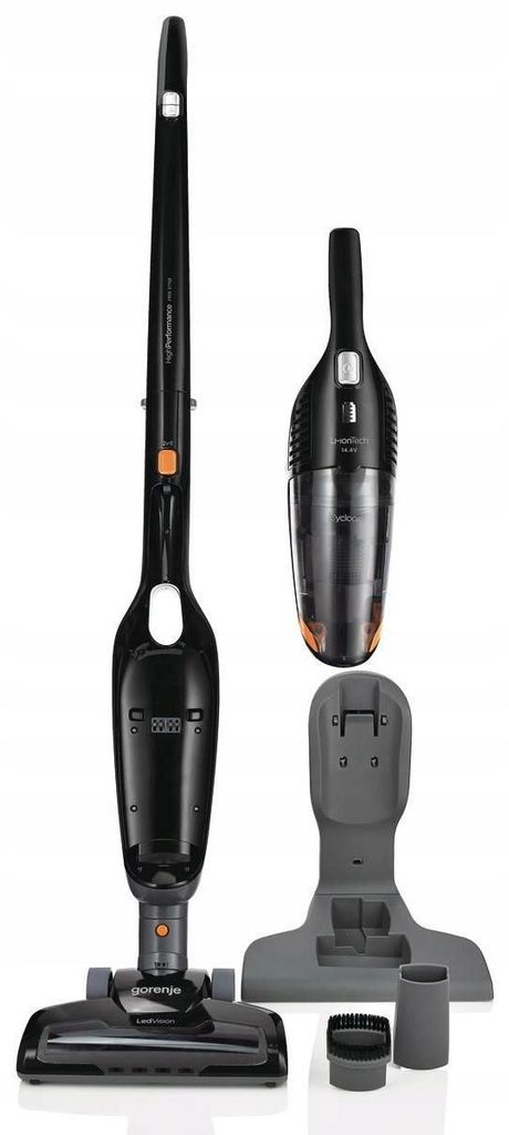 Gorenje SVC144FW/FBK Beutelloser Akku-Handstaubsauger, 95 Watt, Cyclon-Filter, HEPA-Filter
