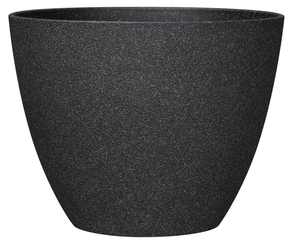 Blumentopf Ø: 44 x H: 37 cm Concrete Black, für Innen & Produktbild 