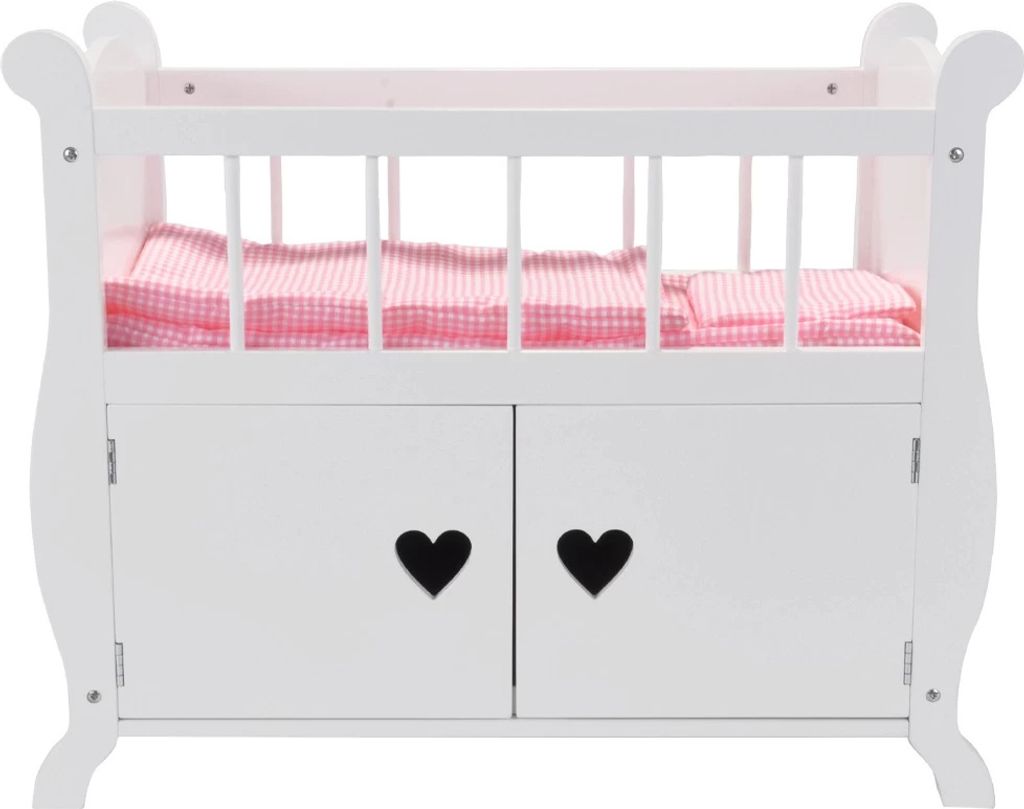 Bandits & Angels Puppenbett „Sweetheart“ aus Holz mit Produktbild 