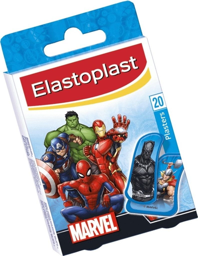 Hansaplast MARVEL, 1,9 x 5,5 cm, Rechteckig, Mehrfarbig, 20 Produktbild 
