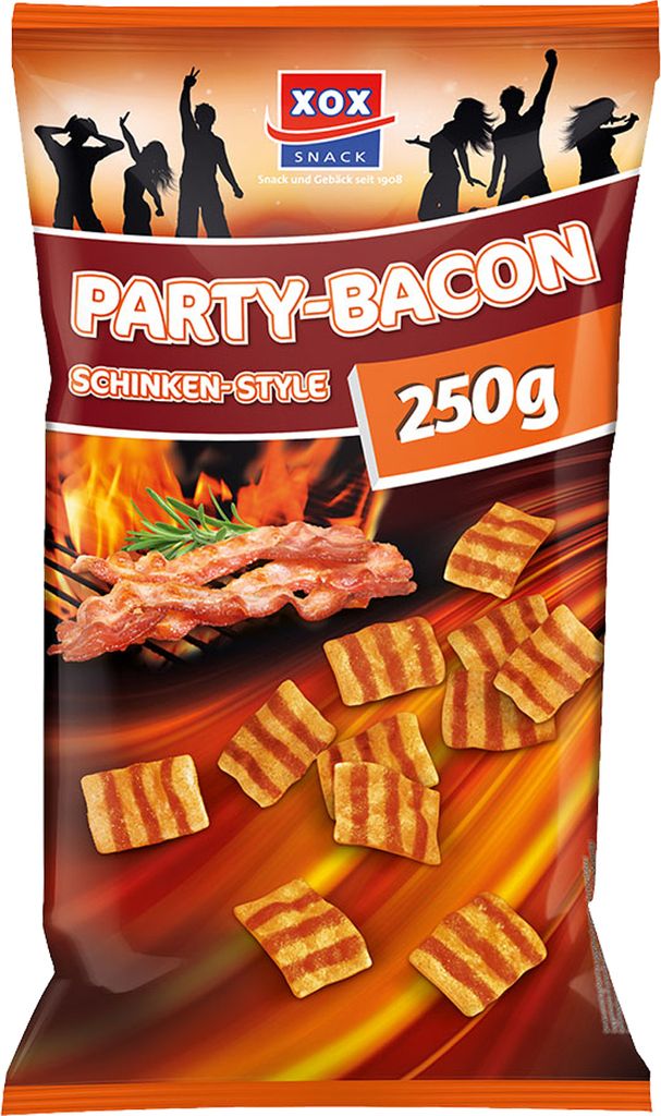 XOX Party Bacon Ham Style salato, croccante e affumicato Immagine del prodotto 