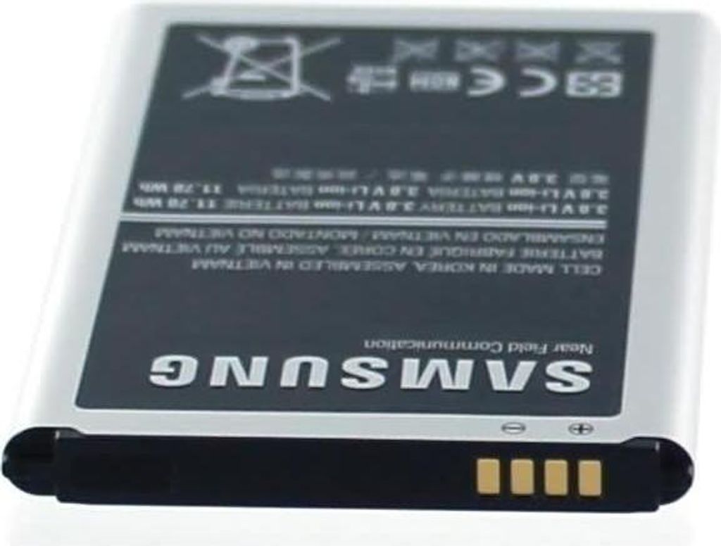 Akku für Samsung SM-N7502 mit NFC Li-Ion 3,8 Volt 3100 mAh schwarz.