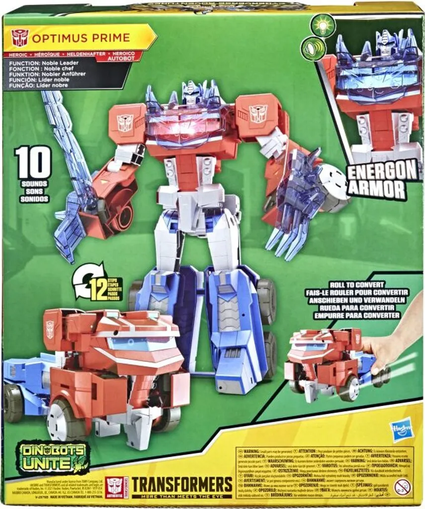 Optimus Prime Roll N' Change : Fini les Transformations Complexes Hasbro - 14
