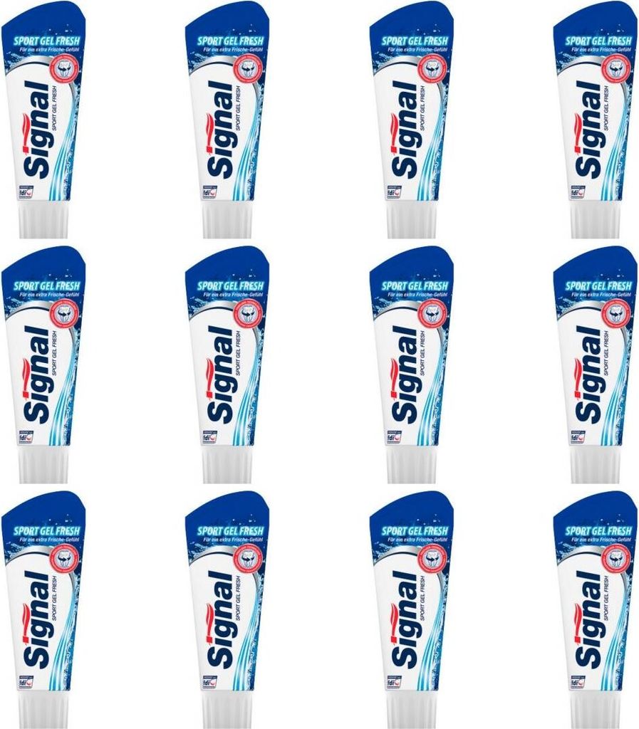 Signal Zahnpasta Sport Gel Fresh 75 ml (12er Pack)