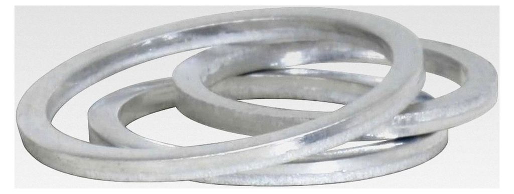 Aluminium-Dichtungen für Ölablassschrauben, M13, 25 Stück