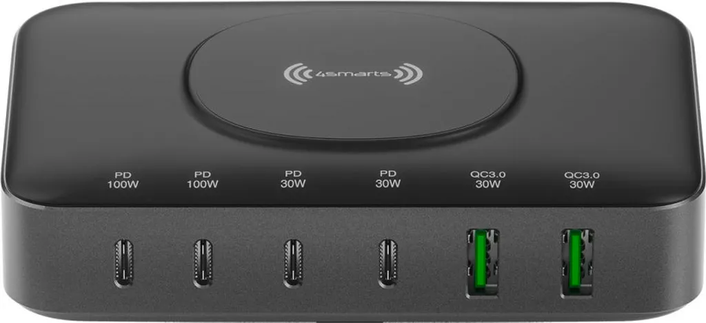 Organizza il tuo Workspace: 4Smarts 100W Charging Station 7-in-1 - 8