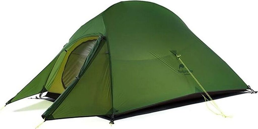 Naturehike Cloud-up Ultraleicht 1 Person Zelt de Wasserdichtes Doppelschicht Camping Zelt de Zelt de (20D Forest Green Upgrade)